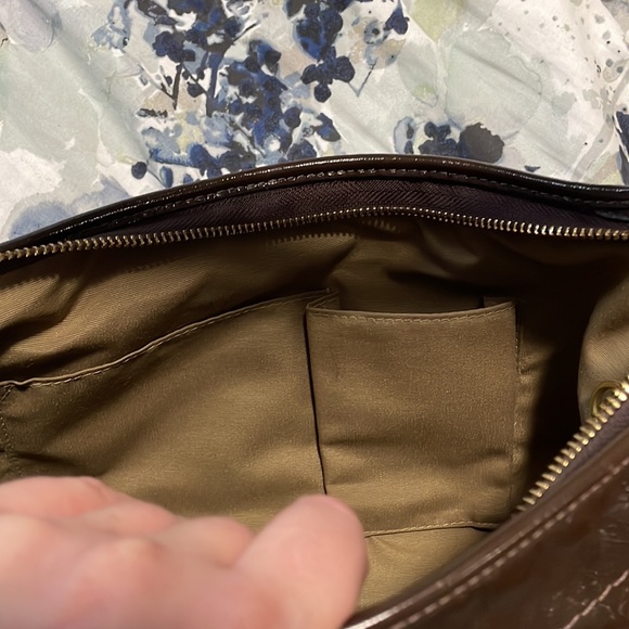 Brown patent Coach handbag - Picture 7 of 7